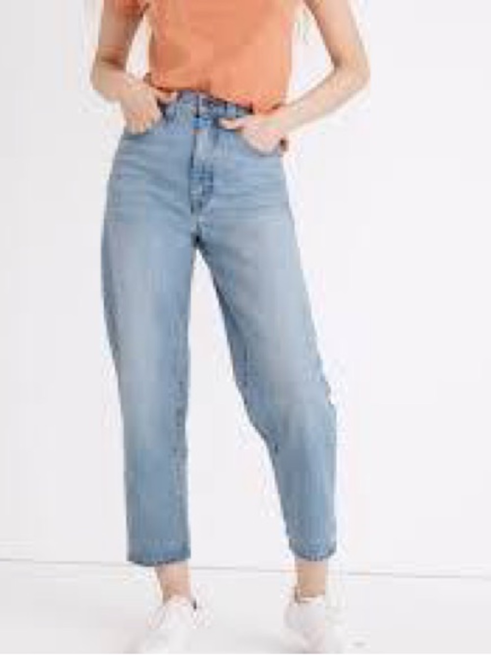 Madewell Balloon Jeans in whistler wash